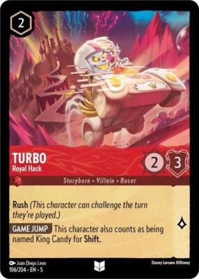 1x Turbo - Royal Hack NM Eng Lorcana - Shimmering Skies