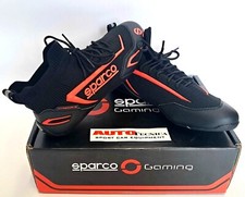SCARPE SPARCO GAMING MODELLO HYPERDRIVE COLORE NERO ROSSO SIMULATORE NUOVE