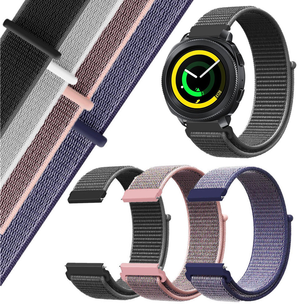 For Samsung Gear Sport Gear S2 Classic Smartwatch Soft Woven Nylon Strap  Bands