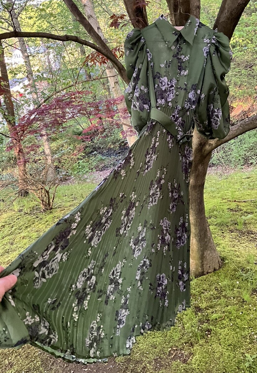 slim fit dress slacks Bytimo – Jacquard Gown – Ball gowns – Green main image 1
