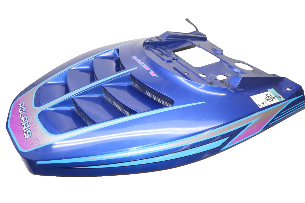 1996 Polaris Classic 500 Indy Evolved Hood Assembly Blue | eBay
