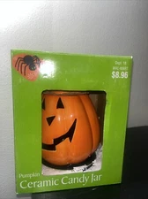  ceramic pumpkin Candy Jar 