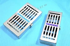 GERMAN DENTAL SURGICAL AUTOCLAVE STERILIZATION CASSETTES  FOR 7 & 5  INSTRUMENTS