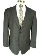 Suit Supply Mens Grey 2 Btn VBC S110s Sport Coat 42L Working Cuffs