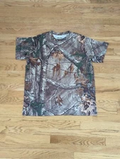 Light Weight Performance Men's Short Sleeve Shirt Real Tree Camo XL K34