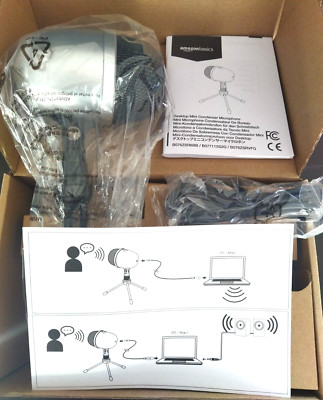 Amazon Basics - Mini-Kondensatormikrofon Tischmikrofon Neu Mikrofon social media
