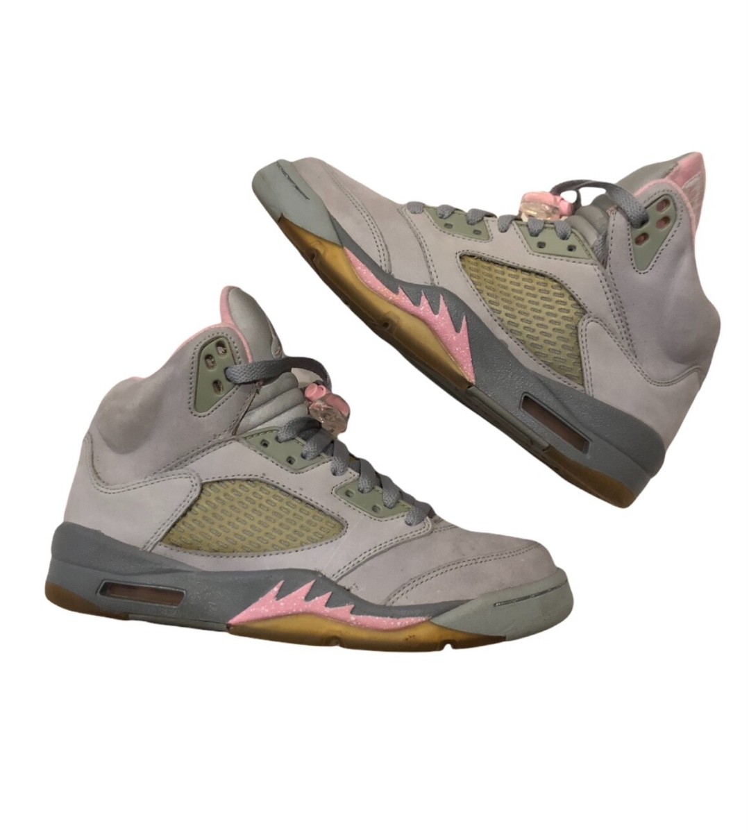 AIR JORDAN 5 RETRO 'STEALTH' GRAY AND PINK | eBay AIR JORDAN 5 RETRO 'STEALTH' GRAY AND PINK | eBay
