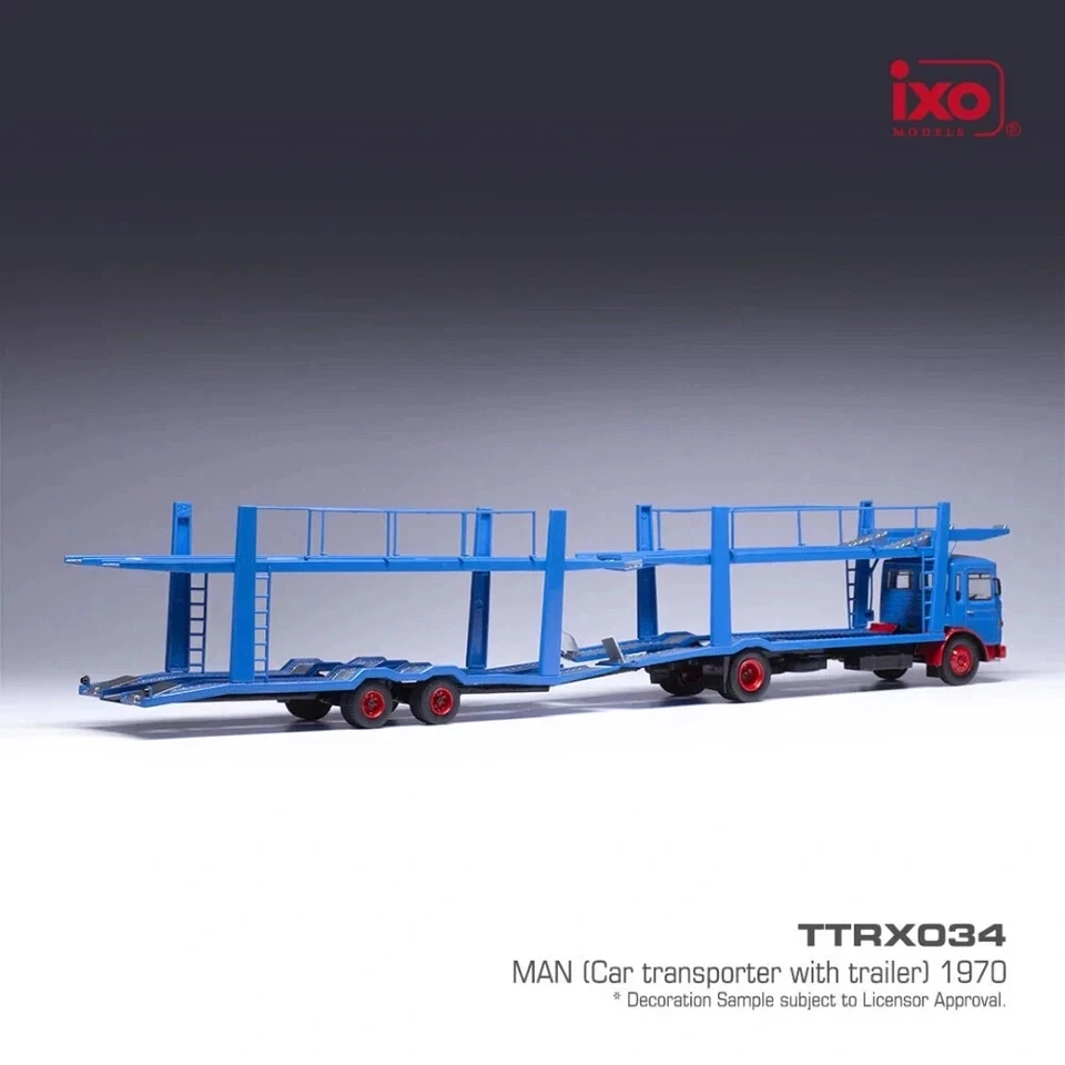 IXO TTRX034 MAN F7 TRANSEORTER 1970 PORTA AUTO 1/43 - Immagine 2 di 2