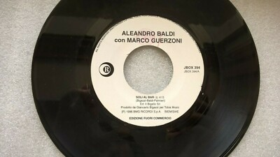 45 Umdrehungen 7'' J.B. ALEANDRO BALDI MARCO GUERZONI Soli al bar GRANDE Love me love me