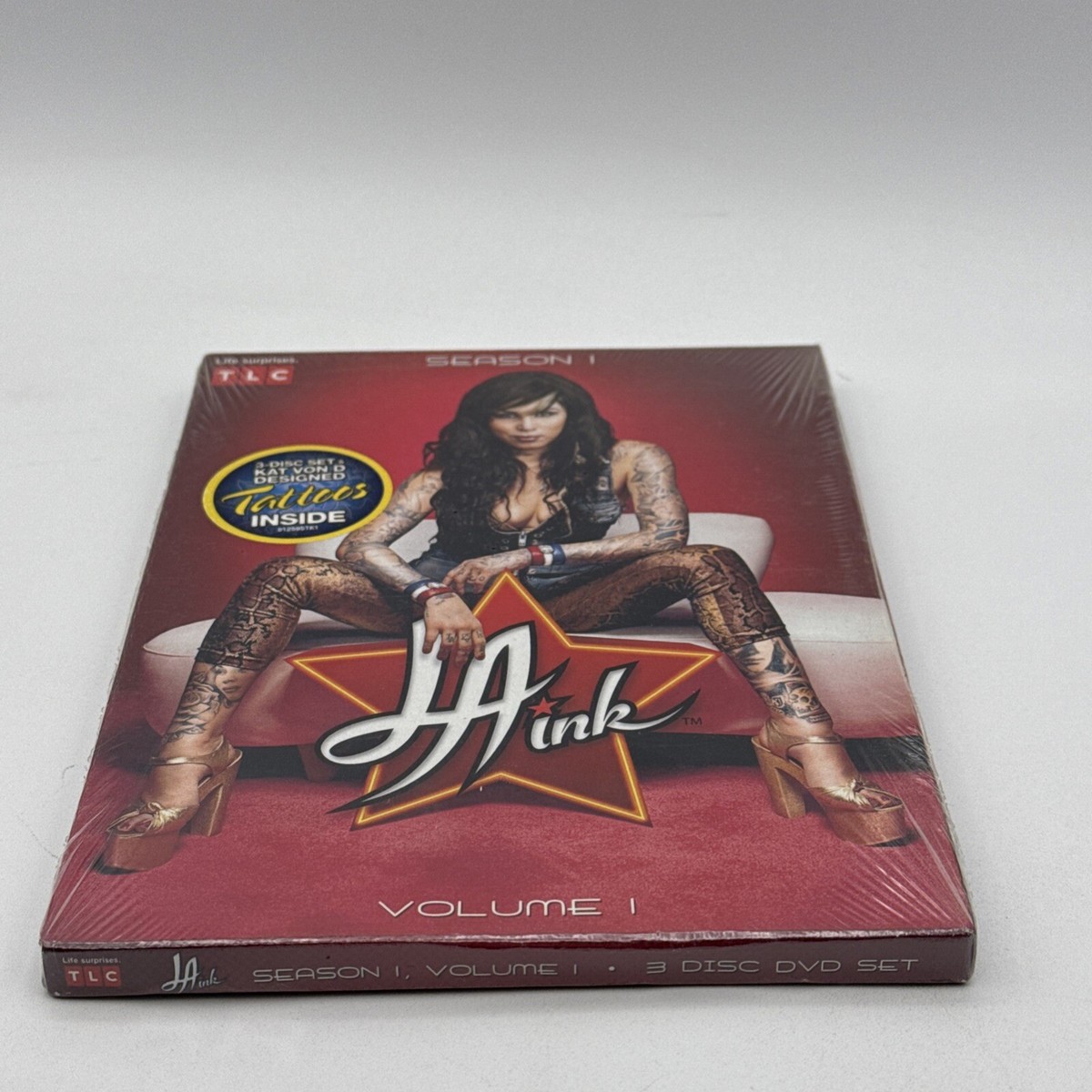 New, LA Ink, Season 1, Volume 1 DVDc2008 TLC TV Kat Von D Tattoo