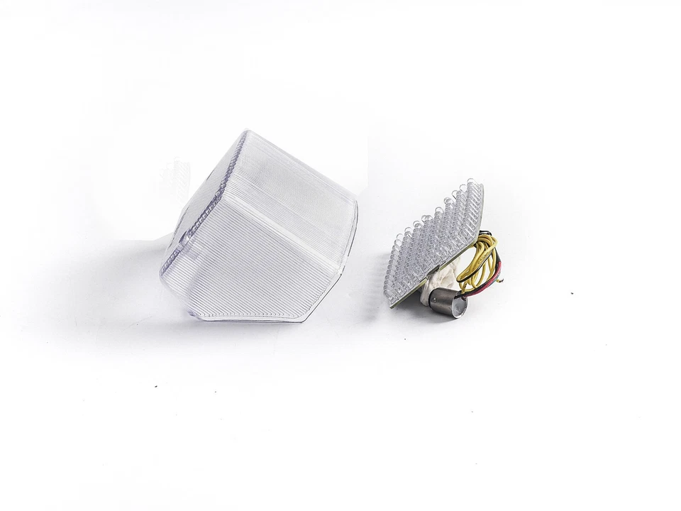 Luz trasera LED clara señales de giro integradas para Kawasaki 1986-2006 Vulcan 750 Foto 3 de 4