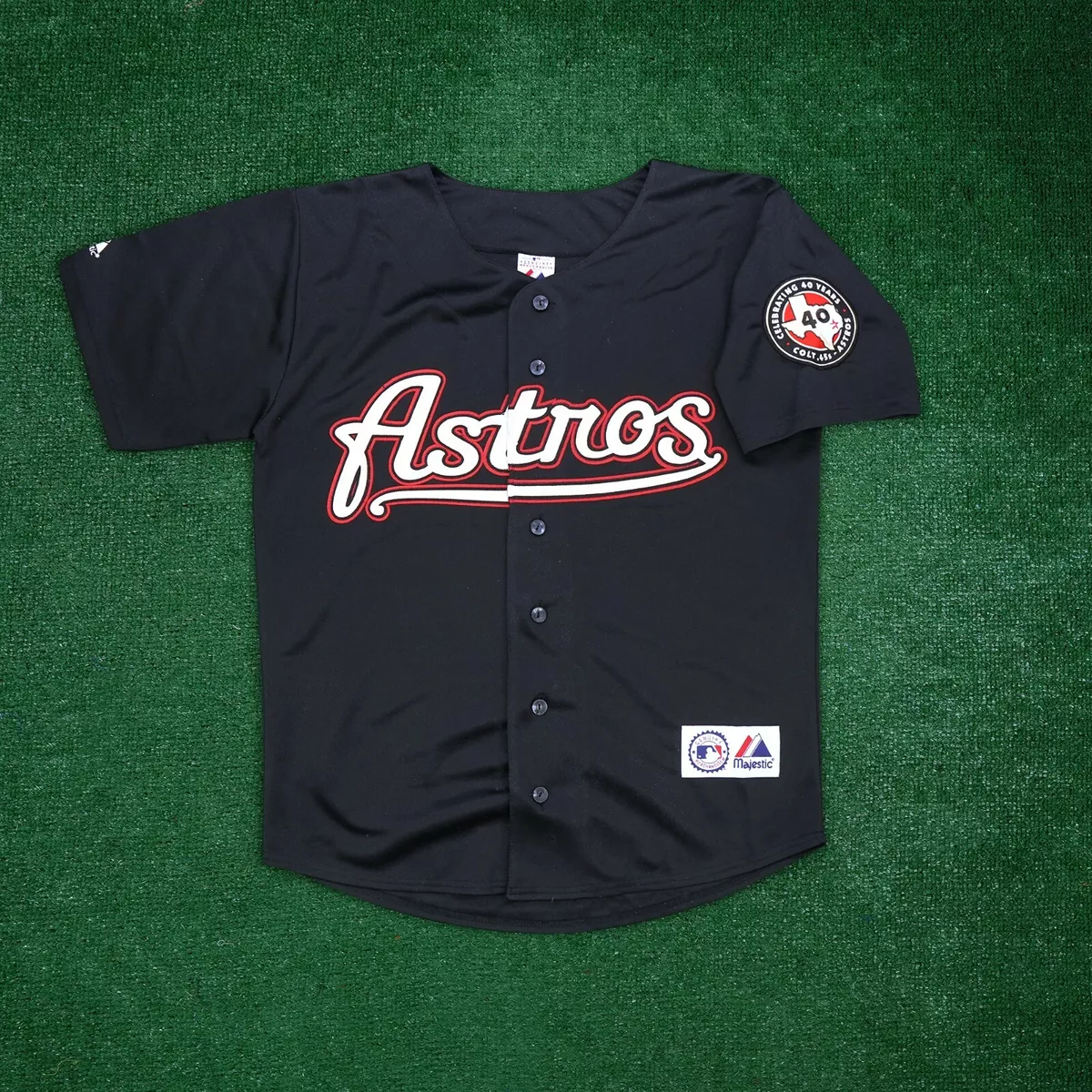 MLB Houston Astros (Jeff Bagwell) Men's Cooperstown Baseball Jersey.