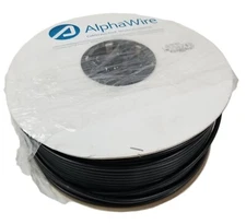 500' Alpha Wire PVC 105 5 PVC1055 PVC Heatshrink Tubing #5 300V .186" 4.72mm NEW