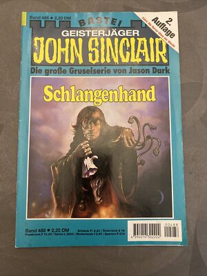 John Sinclair Heft 488, 2. Auflage, Schlangenhand