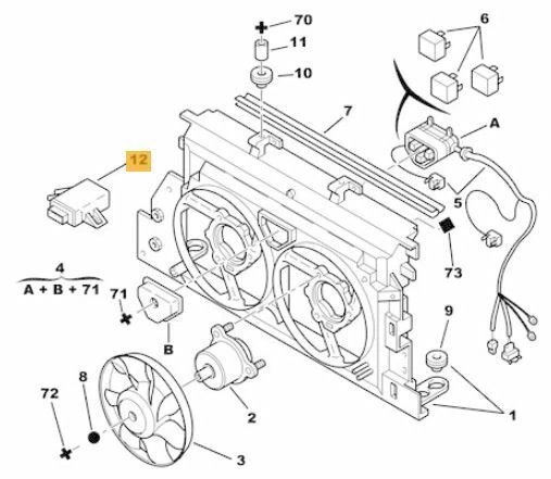 Relais Ventilateur pour Peugeot 106 206 306 Citroen Xsara idem 1338A1 9633610280 - Photo 4/4