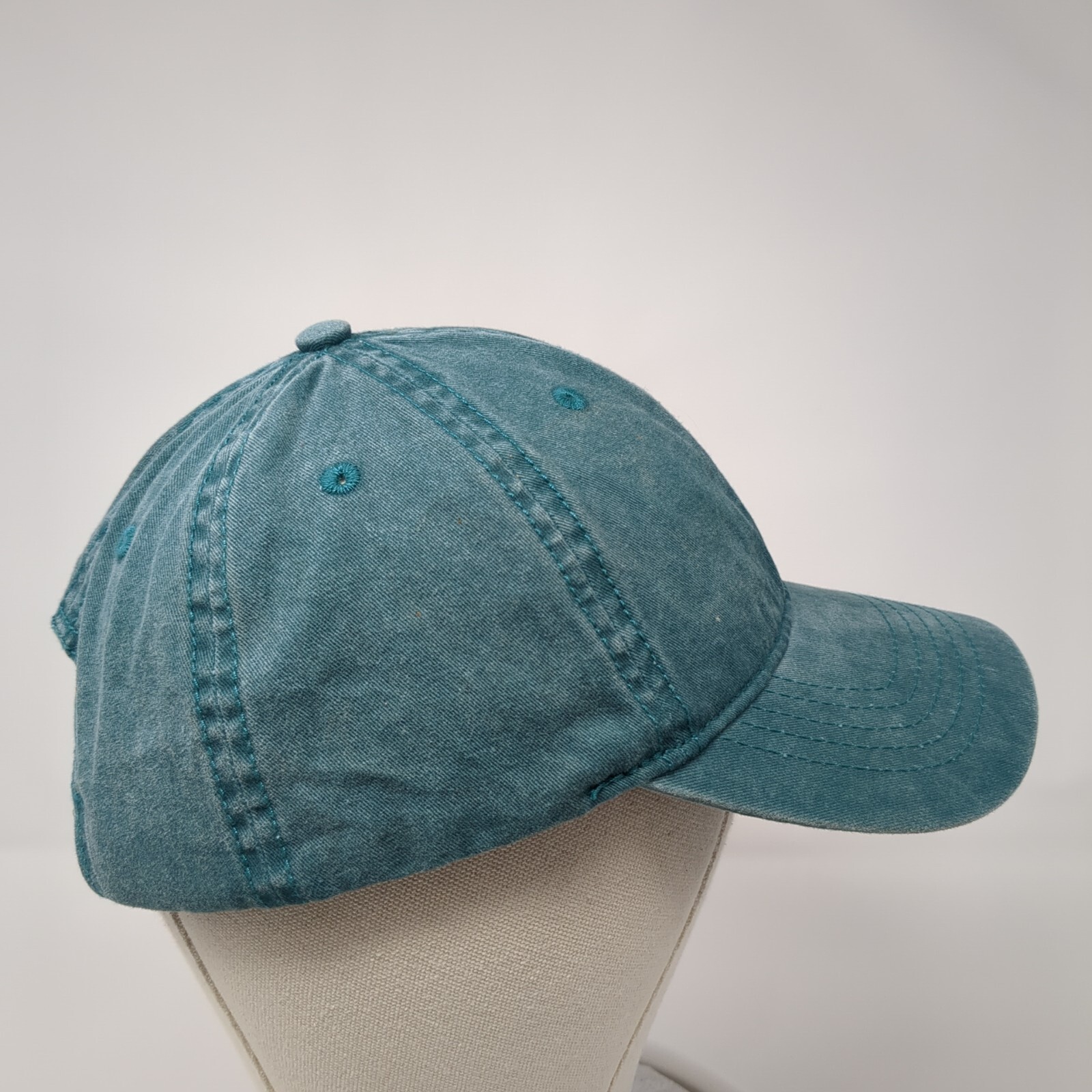 Unbranded Slideback Hat Solid Green One Size Adju… - image 4