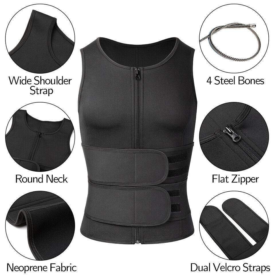 Neopreen Taille Trainer Corset Sauna Zweetvest Gewichtsverlies Afslanken Body Shaper Workout Tank Tops Dames (Color : C, Size : XS