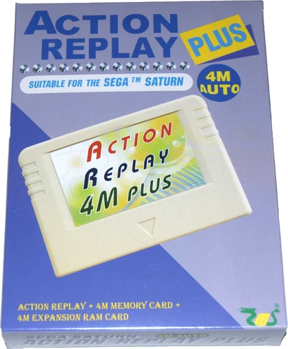Action Replay Plus 4M Sega Saturn New RAM