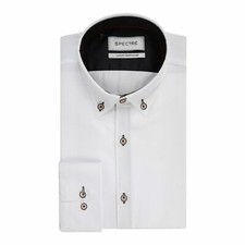 Spectre Noah New Men's 100 Cotton Button Down Shirt - WHITE
