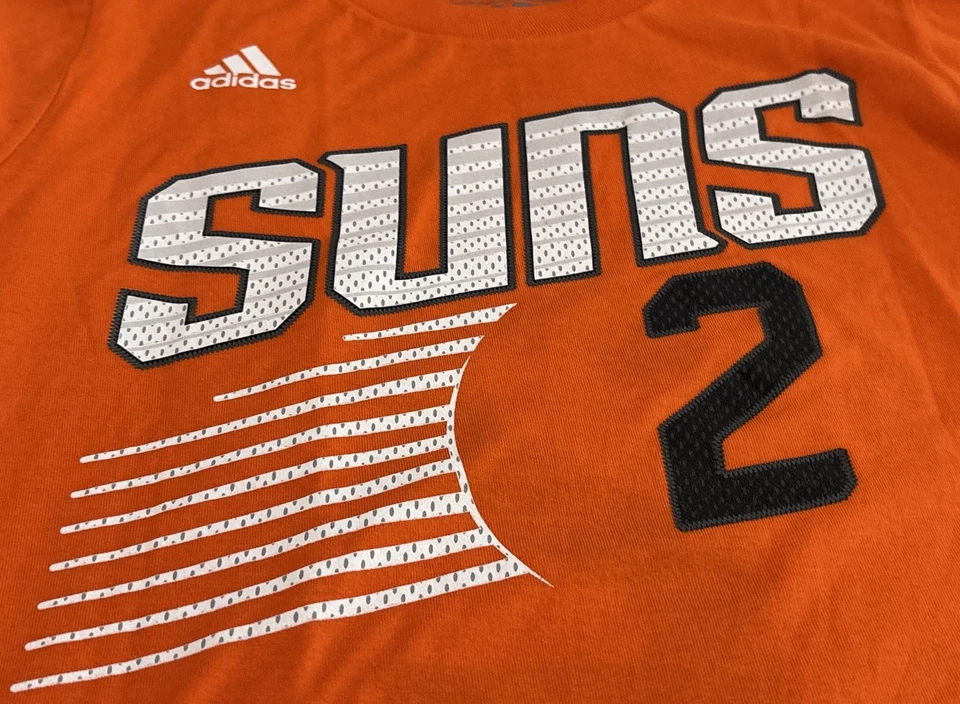 青少年 NBA 阿迪达斯 Go To Tee 凤凰太阳队 Eric Bledsoe 球衣 #2 衬衫小号 S 8 — 第 4/4 张图片