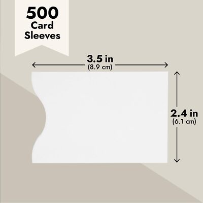 wholesale cheap hotel key card sleeves 500-Pack Key Card Envelopes Sleeves White Blank Hotel Motel Cover Holders  for