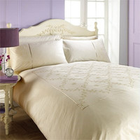 Charlotte Thomas Lucy Duvet Cover Set, Ivory, Super King Charlotte Thomas Lucy Duvet Cover Set, Ivory, Super King