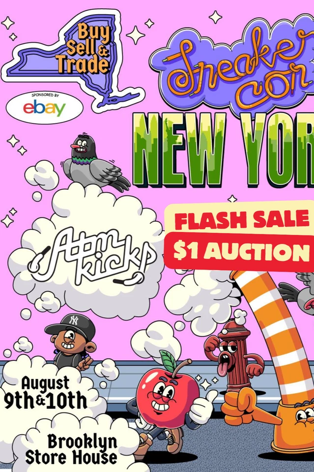 HUGE FLASH SALE & $1 AUCTION Live Only! (SneakerCon Day 2)