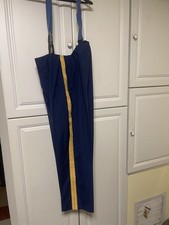35 US Army ASU Braided Pants Blue Army Service Uniform Dress 35x28  Suspenders
