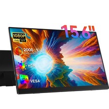 UPERFECT 15.6" Portable Monitor 1920 1080 125 sRGB Ultra Slim Display For Laptop