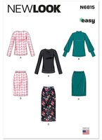 New Look 6381 Misses' Gestrickt RöCke Hose Oder Shorts NäHen Muster GrößEn 8 -