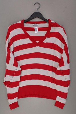   Liu Jo Feinstrickpullover Comfort Pullover für Damen Gr. 38, M gestreift rot  