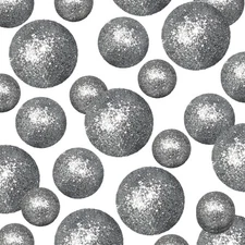Silver Glitter Foam Balls - About 625 Piece Set of Glittered Vase Filler - Ta...