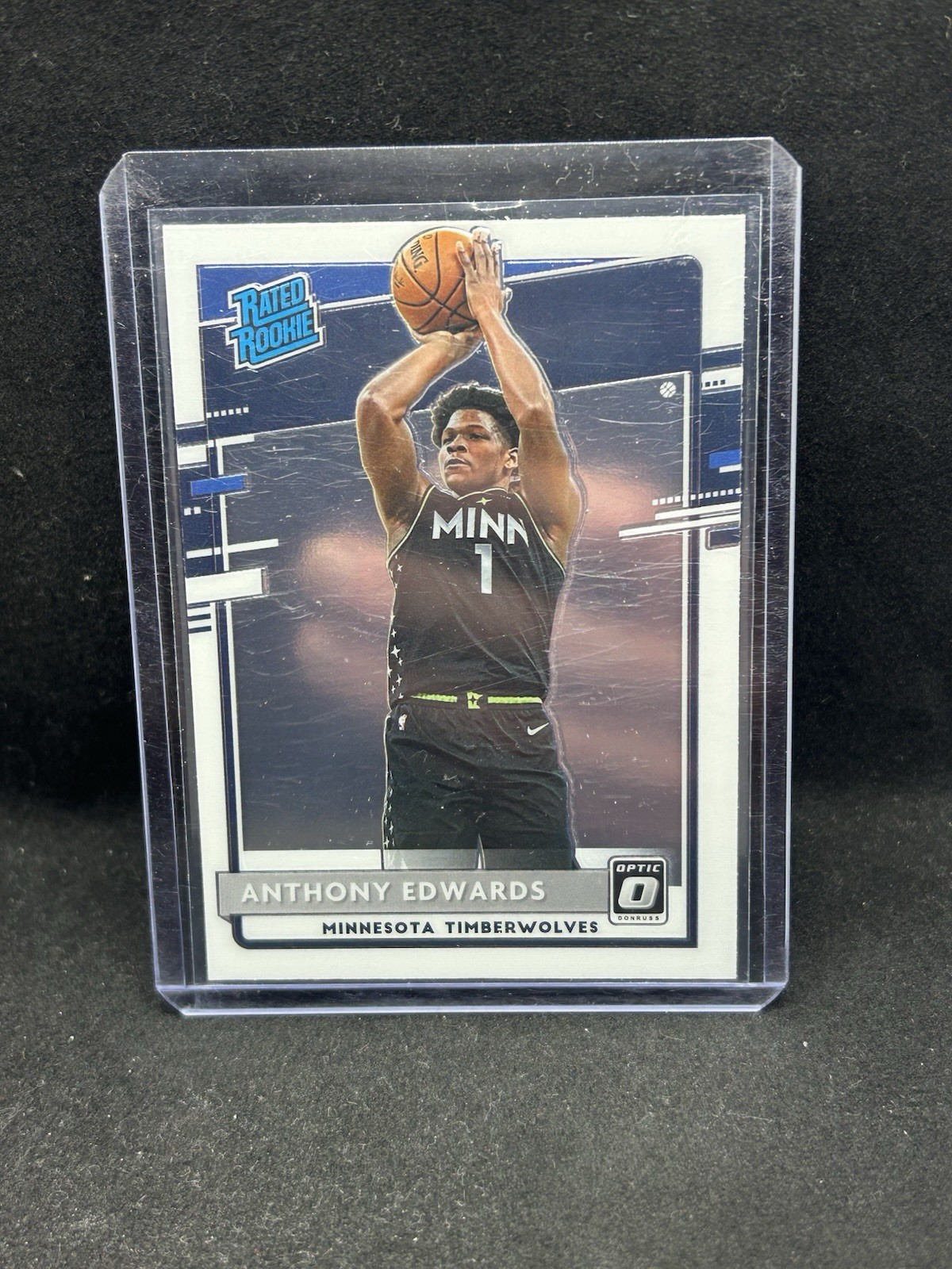 2020-21 Panini Donruss Optic Anthony Edwards #151 RC Rated Rookie