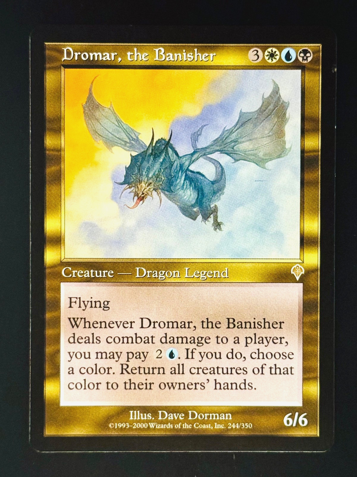 MTG - Dromar, the Banisher - NM - Invasion #244 - RARE - EN - REG