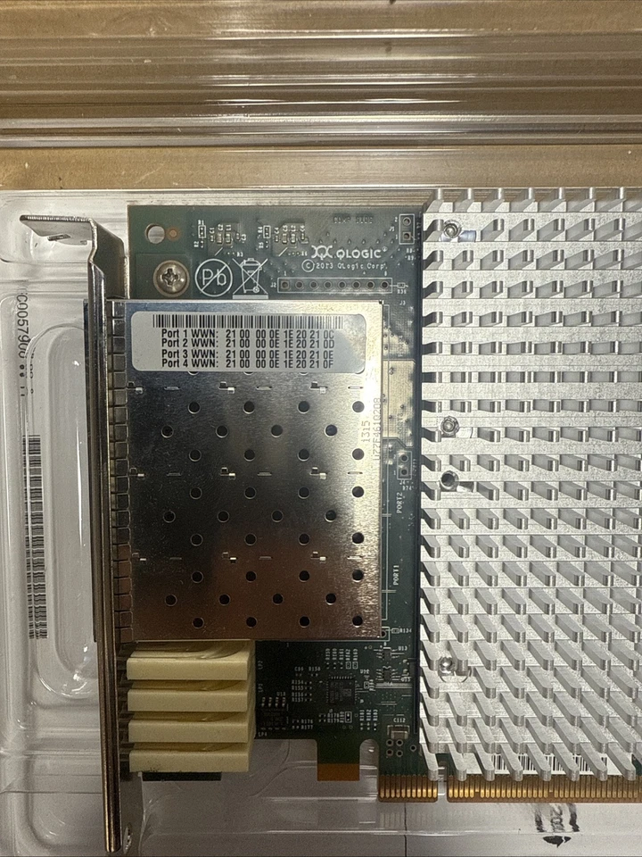 QLE2694-SR QLogic 16Gbs Quad Port FC PCI Express Gen3 x16 HBA Card QLE2694-SR-CK - Image 3 of 4