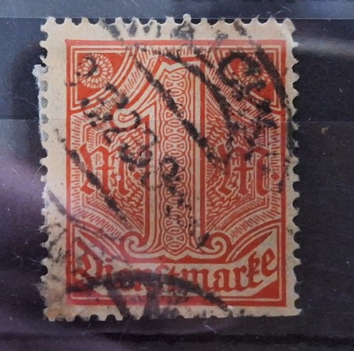 German Reich - Government Service stamp - 1M - used - 1920