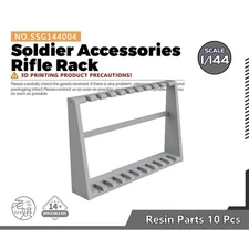 1/144 Scene Model Soldier Accessories Rifle Rack