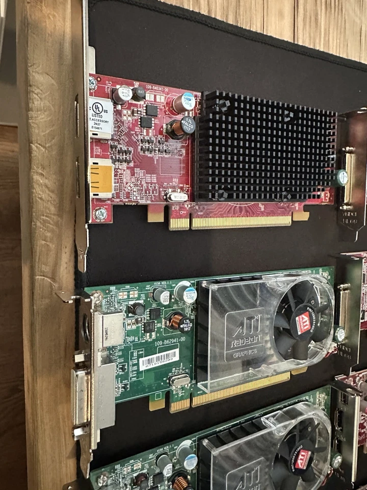 Lote de 10 tarjetas GPU gráficas PCI de computadora vintage Foto 4 de 4