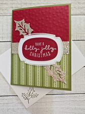 Stampin' Up Card Kit - Christmas Card - All Inclusive Set of 4 Cards