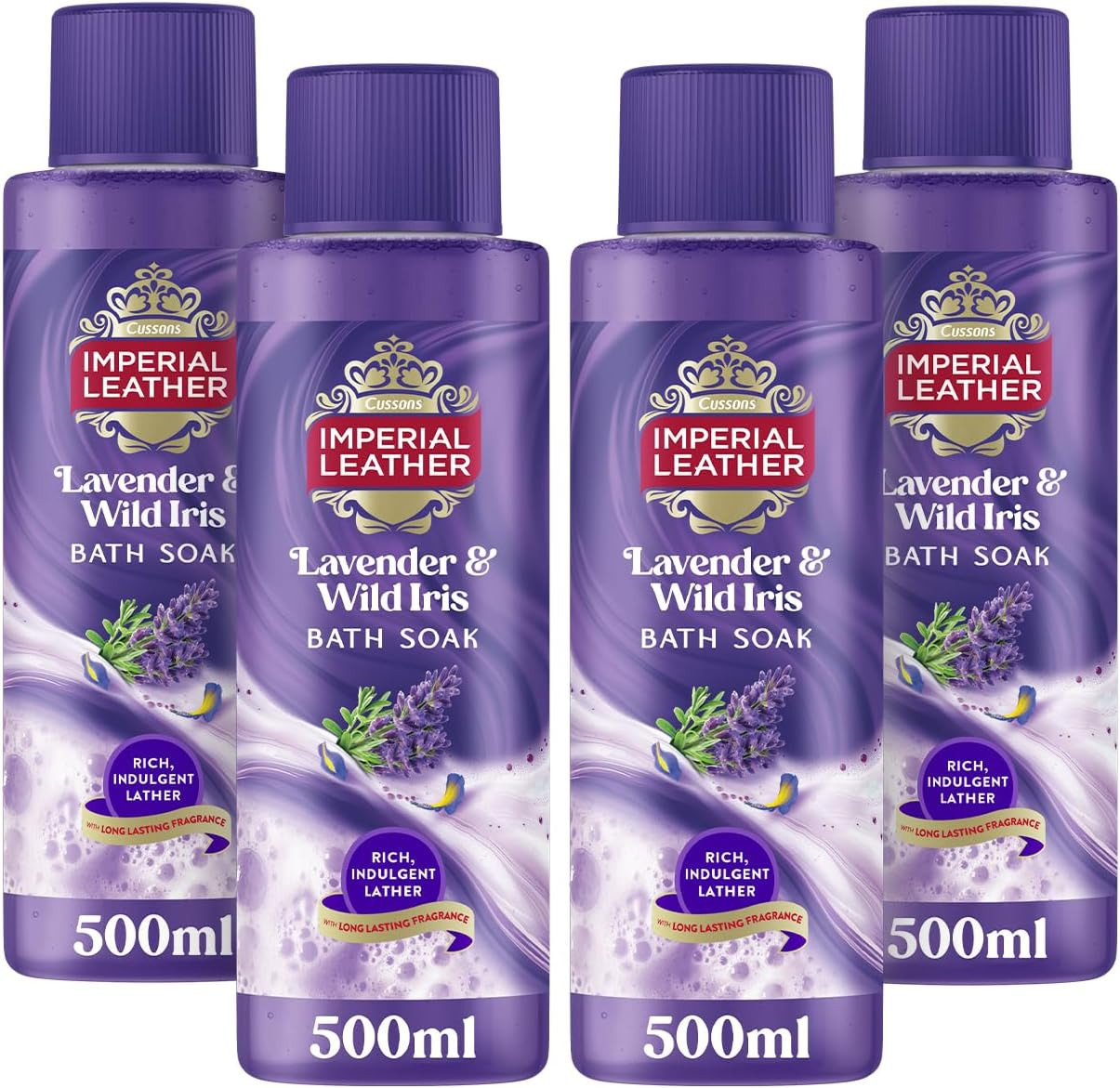 Imperial Leather Relaxing Bath Soak, Lavender & Wild Iris, Rich & Creamy Bubble