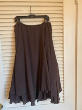 Vintage The Limited Autumn Fairy Layered Brown Skirt
