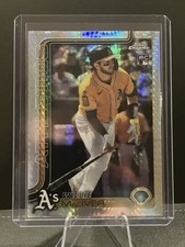 2025 Topps Chrome Update Willie MacIver Prism Refractor & Base RC Athletics