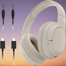 Belkin SoundForm Isolate Hybrid ANC 60H Over-Ear Headphones Sand