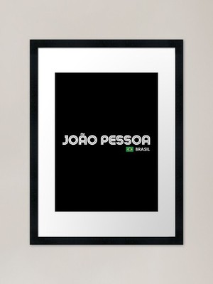 Jo�Pessoa - Brasil Framed Art Pri Framed Wall Art Poster Canvas Print Picture