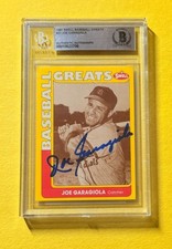 1991 SWELL JOE GARAGIOLA #31 SIGNED AUTO CARD BECKETT AUTHENTIC