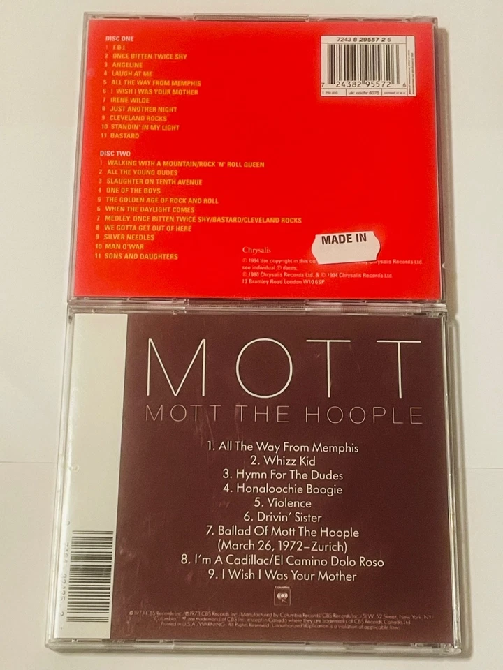 IAN HUNTER Welcome To The Club Chrysalis 1994 UK 2 CD +BONUS Mott The Hoople CD! Foto 2 de 2