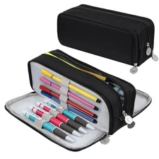 Chelory Big Capacity Pencil Case Large Storage Pencil Bag Pouch Marker 3 Comp...