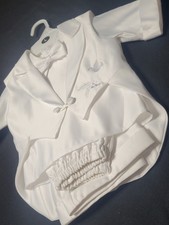 Baptism Christening Outfit Boys Infant Baby Toddler White Sz18 Months Dedication
