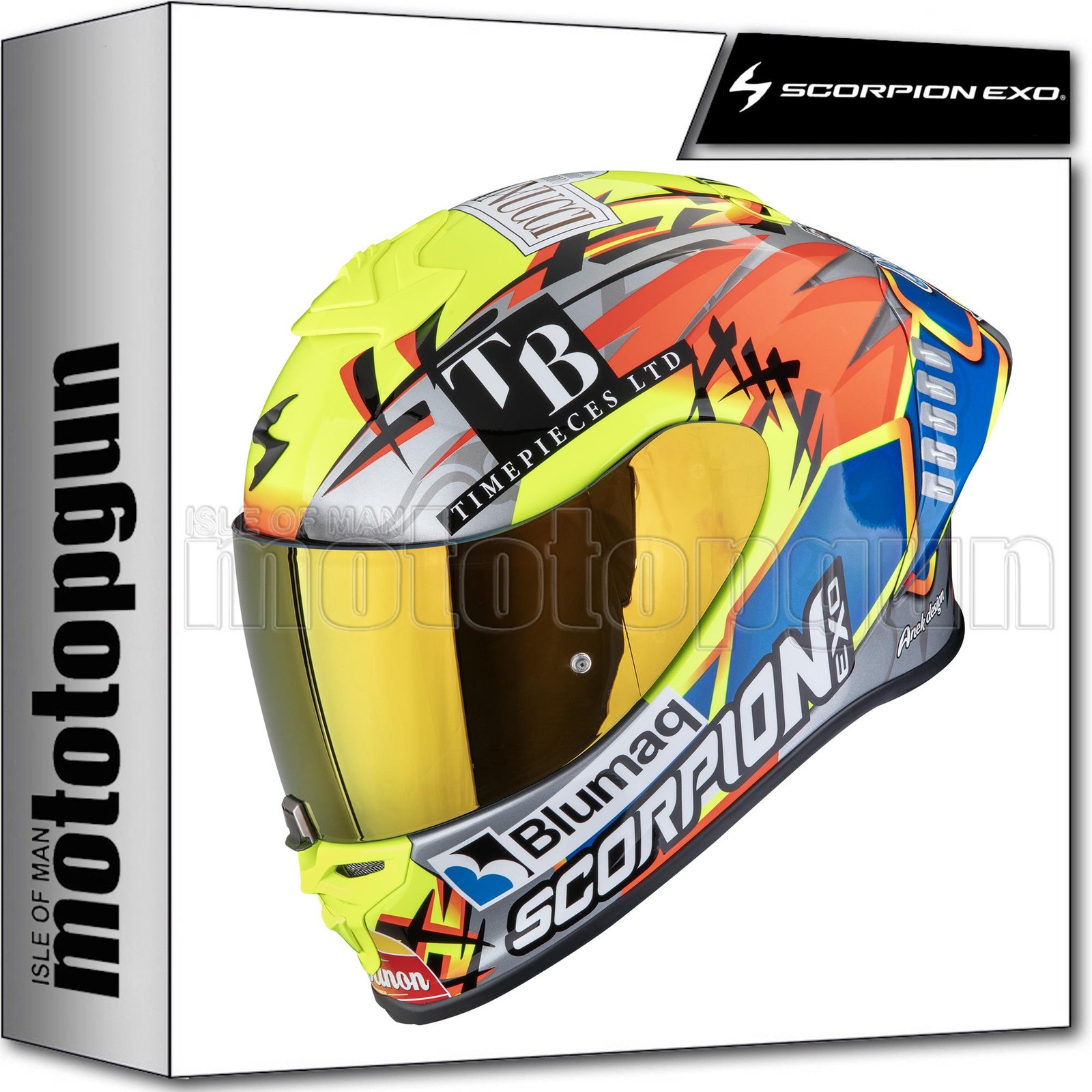 Scorpion Integralhelm EXO-R1 Evo Air Fim Racing #1 Replica Aron 2024 M-image