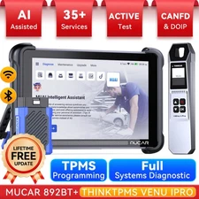 Mucar 892BT MUAI Full Systems Diagnostic OBD2 TPMS Scanner THINKTPMS VENU iPRO
